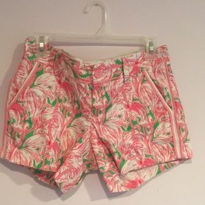 Lilly Pulitzer Flamingo Callahan Shorts